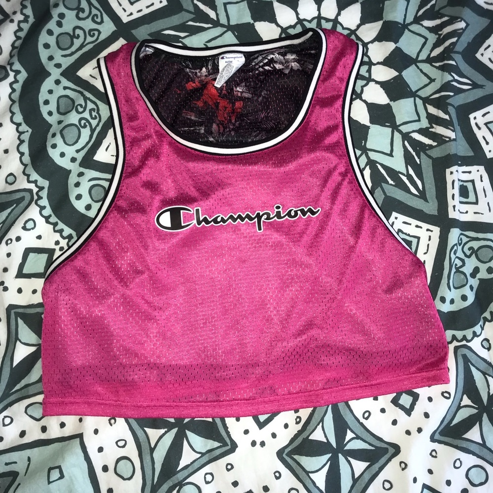 Reversible Champion Jersey Crop Top